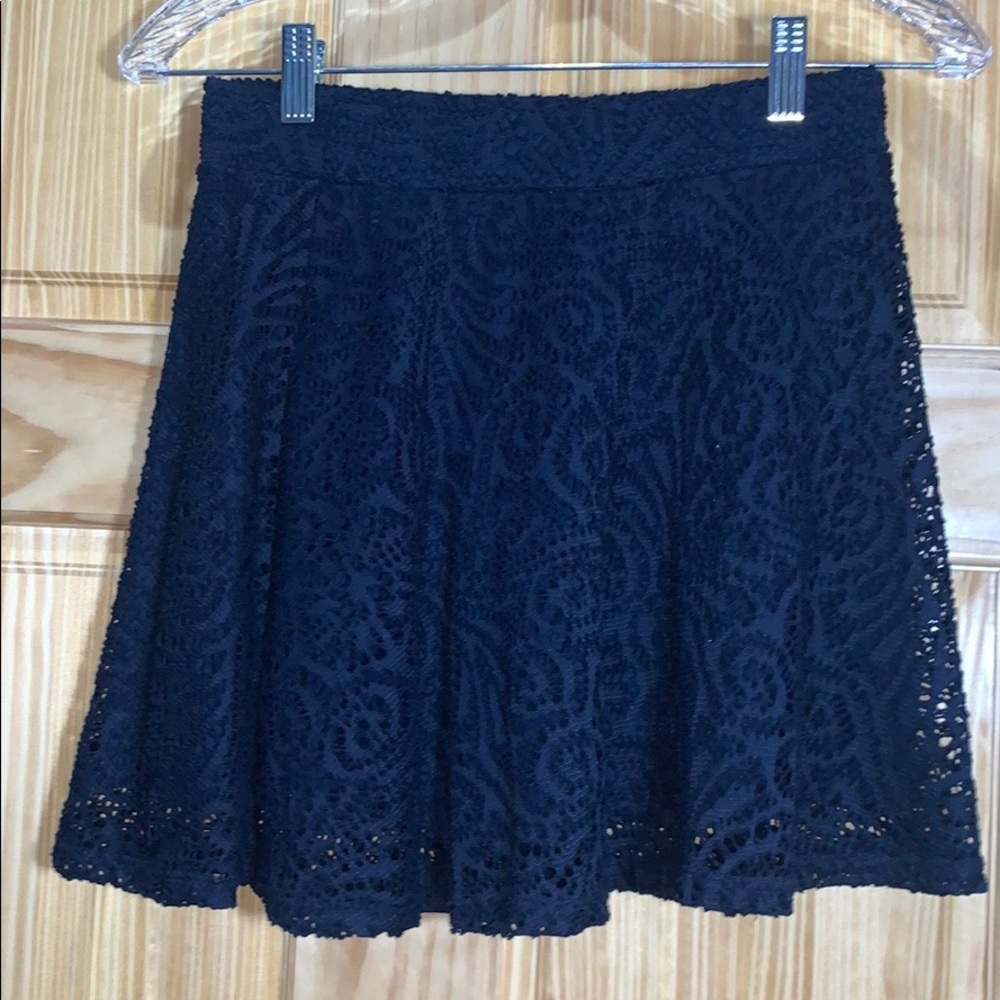 Navy blue Aeropostale mini skirt